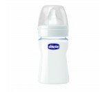 Biberons Bien etre Chicco, verre, 150ml, tétine physiologique silicone