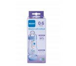 Biberon Mam anti colique Bleu, 0-7 mois,, tétine silicone 2, 260 ml