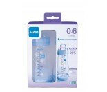 Biberon Mam anti colique Bleu, 0-7 mois, lot 2x 260 ml