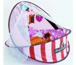Petit nid nomade 2 en 1 Ludi Gourmandises, Chocolat / Rose