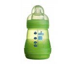 Biberon Initiation Vert, tétine silicone, vitesse 1, 0-7 mois, 150ml