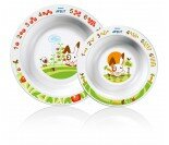 Bol Lapin Avent, set de 2 bol, de 6M+ à 12M+
