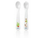 Set de couverts 2° age Avent, 12M+, cuillère + fourchette