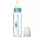 Biberon verre Dodie 1° age, tétine silicone 240 ml