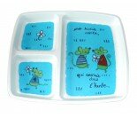 Plateau baby 3 compartiments "la souris verte"