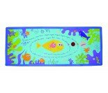Tapis de bain anti-dérappant Babysun,100x40cm, avec témoin de chaleur