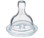Tétine silicone nouveau-né Avent Classic, 1M+, 2 trou ( lot de 2)